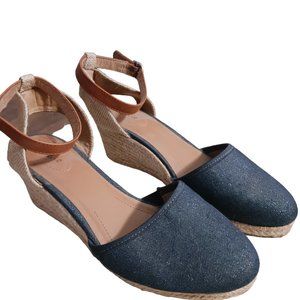 STYLE & CO WEDGED STRAP SHOES 7 1/2